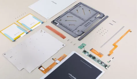 Components laid out in order