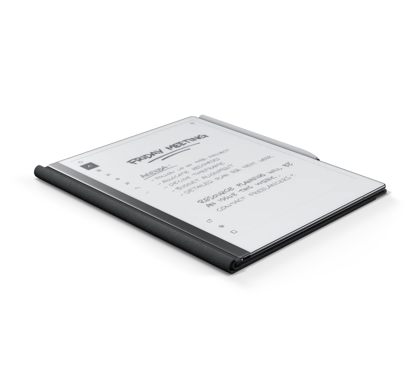Book Folio can be folded back