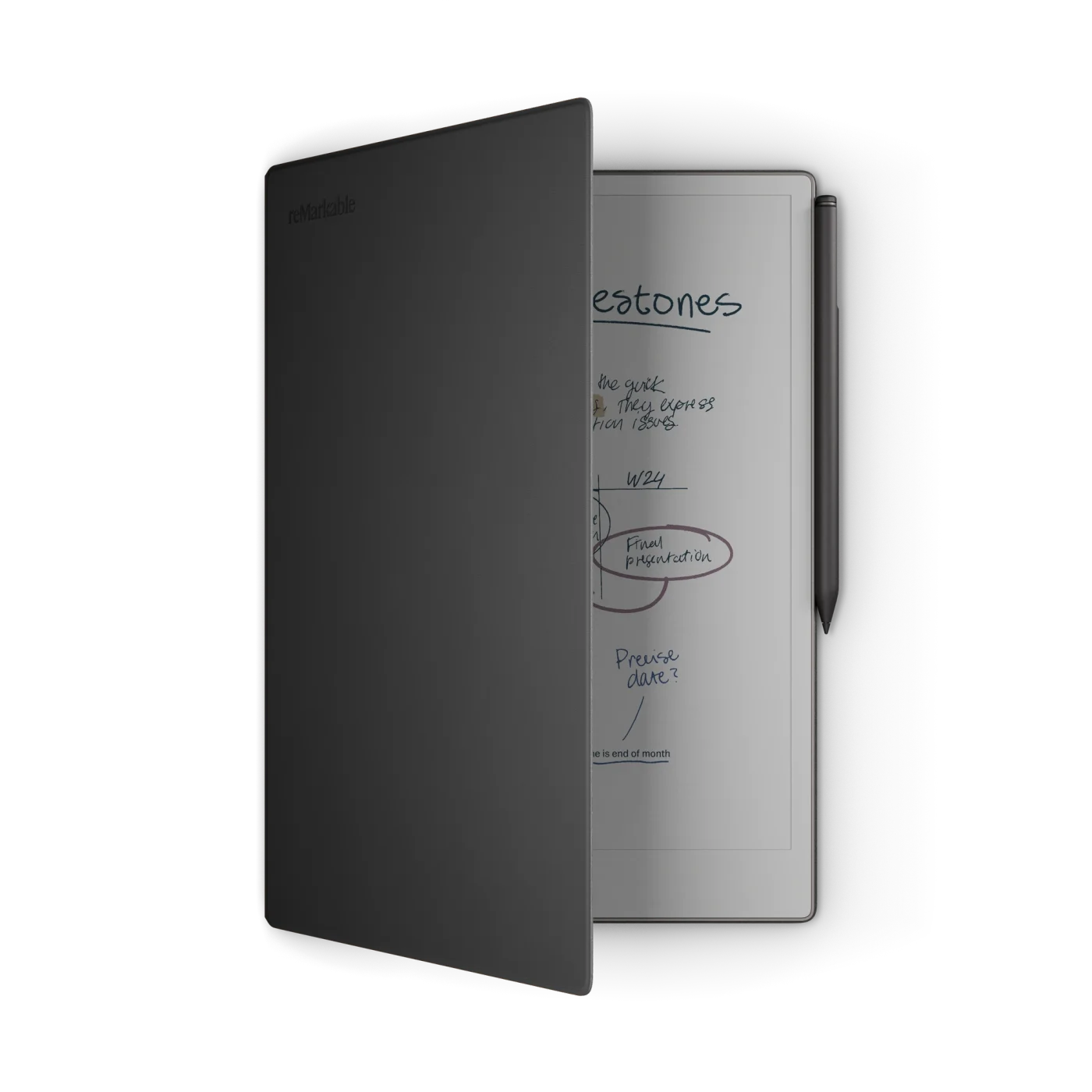 Book Folio - Premium leather - Black