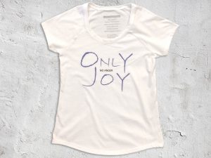 Only Joy, No Anger - Women's White T-shirt