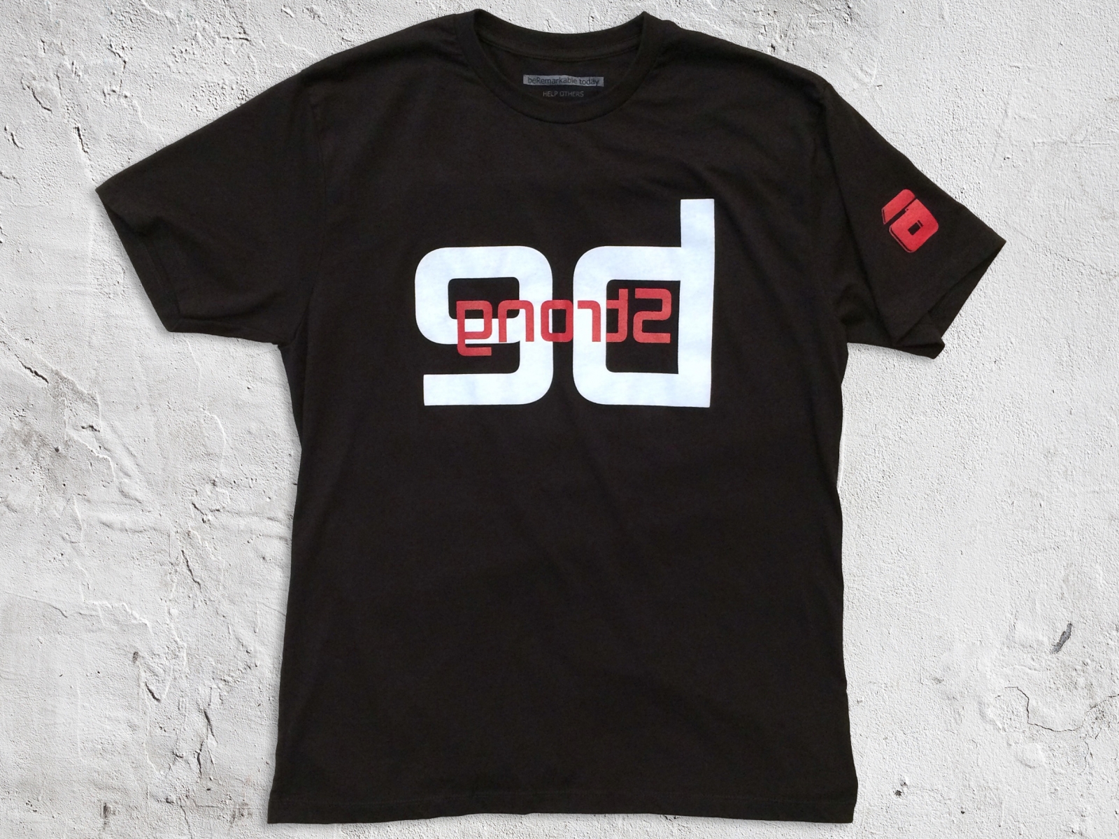 be Strong – Men’s Black T-shirt