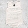 Your Very Best – Women’s White Sleeveless T-shirt (back)